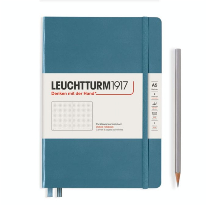 Carnet de notes A5 14,5 x 21 cm Rising Colours couverture souple Pointillé - Leuchtturm1917 - Rougier et Plé