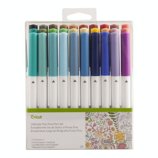 Stylo Set Ultime pointe fine 30 pcs - Cricut - Rougier et Plé