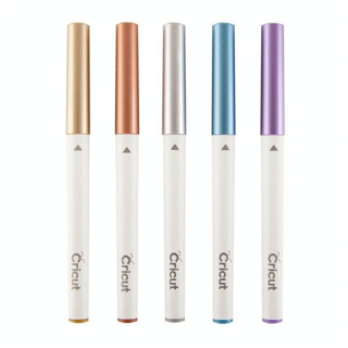Stylo métallique pointe Moyenne 5 pcs - Cricut - Rougier et Plé