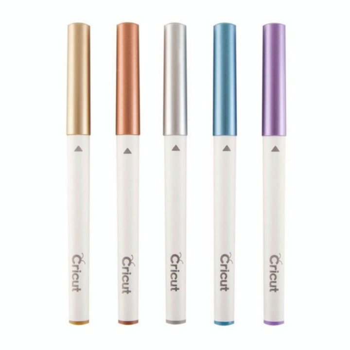 Stylo métallique pointe Moyenne 5 pcs - Cricut - Rougier et Plé