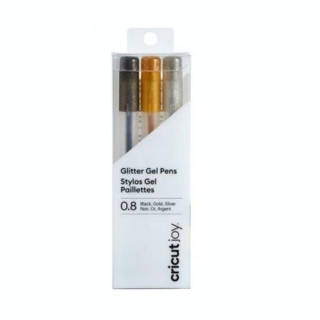 Stylo encre gel Pailletée pointe moyenne Joy 3 pcs - Cricut - Rougier et Plé