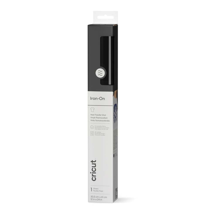Thermocollant Flex noir 30,5 x 61 cm - Cricut - Rougier et Plé