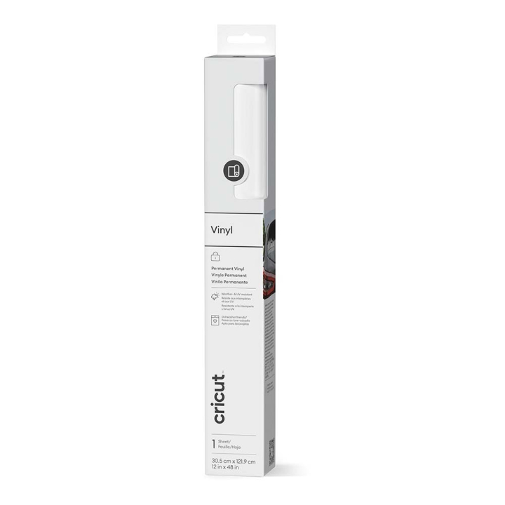 Vinyle Permanent Blanc Brillant 30,5 x 122 cm - Cricut - Rougier et Plé
