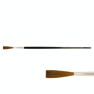 Brosse à lettres Ronde bout carré Martre Kolinsky pure - Léonard - Rougier et Plé