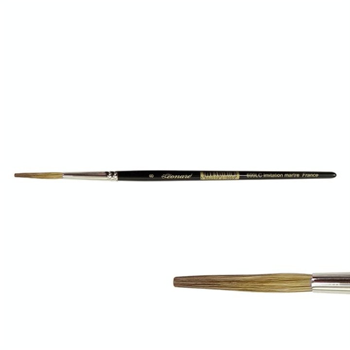 Brosse à lettres carrée imitation martre 699LC - Léonard - Rougier et Plé