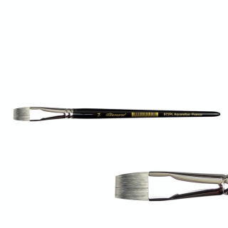 Pinceau plat Aquarellys fibres synthétiques 972PL - Léonard - Rougier et Plé
