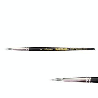 Pinceau rond pointu Aquarellys fibres synthétiques 972RO - Léonard - Rougier et Plé
