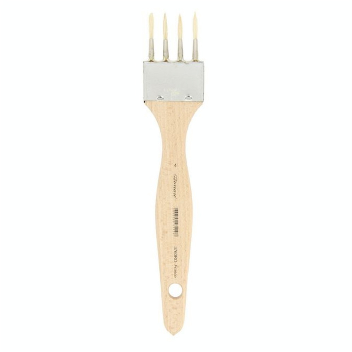 Spalter à brosses en soie 4 têtes - Léonard - Rougier et Plé
