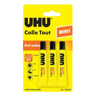 Colle multi-matériaux extra forte 7 ml 3 pcs - Uhu - Rougier et Plé