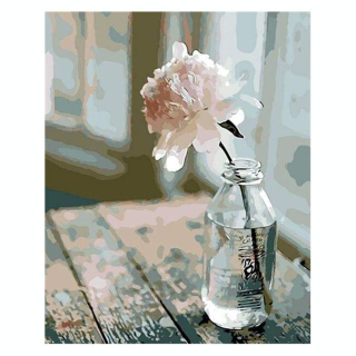 Peinture par numéro Fleur Blanche - Figured'Art - Rougier et Plé