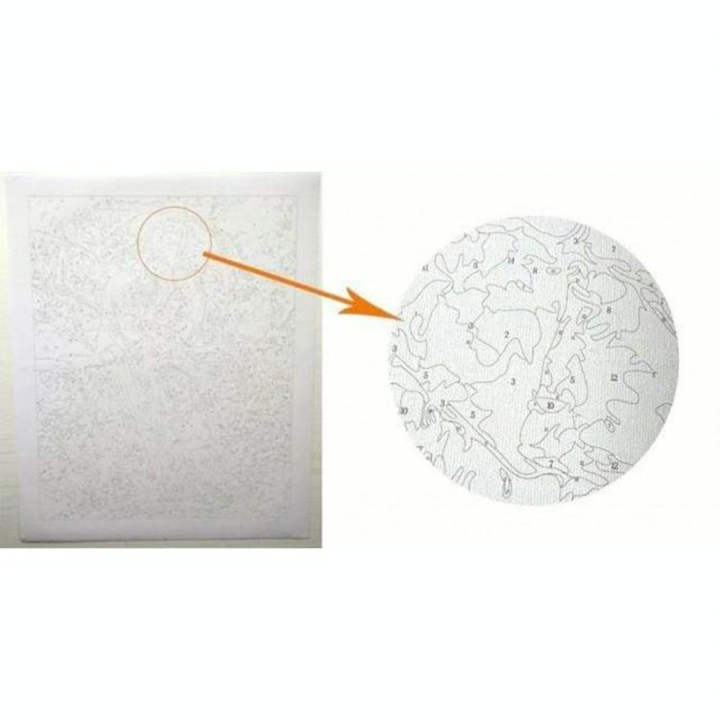 Peinture par numéro Fleur Blanche - Figured'Art - Rougier et Plé