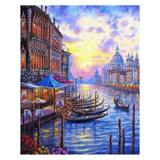 Peinture par numéro Le Grand Canal de Venise - Figured'Art - Rougier et Plé
