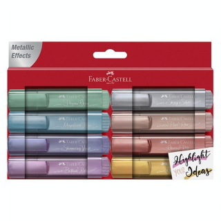 Surligneur TL 46 Metallic Set 8 couleurs - Faber-Castell - Rougier et Plé