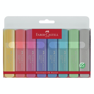 Surligneur TL 46 Fluo + Pastel Set 8 couleurs - Faber-Castell - Rougier et Plé