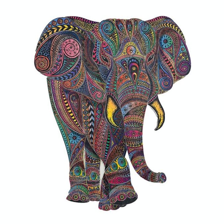 Puzzle en bois L’Eléphant Impérial - CREATIF puzzle - Rougier et Plé