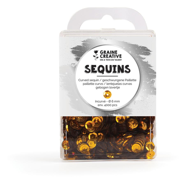 Sequin incurvé 4000 pcs - Graine Créative - Rougier et Plé