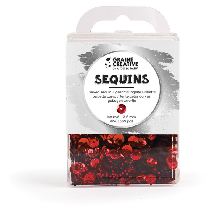 Sequin incurvé 4000 pcs - Graine Créative - Rougier et Plé