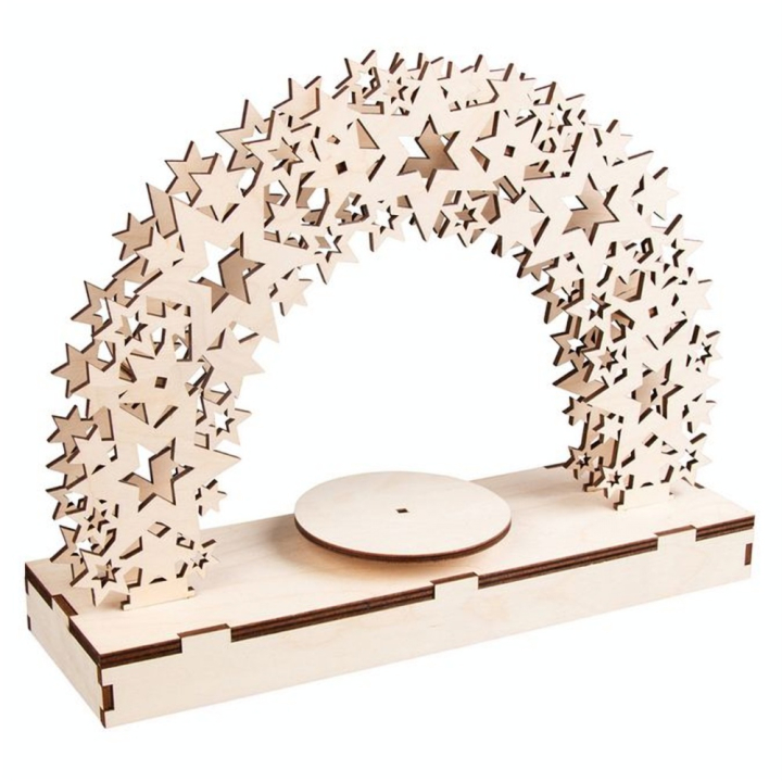 Kit 3D à monter Étoiles + Plateau tournant - Rayher - Rougier et Plé