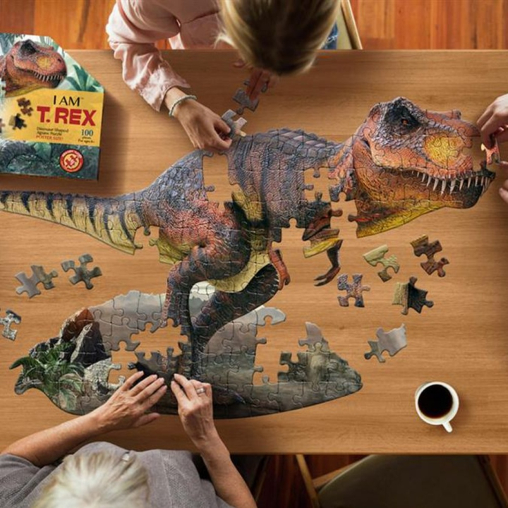 Puzzle T-Rex 100 pièces - MaDD CaPP - Rougier et Plé