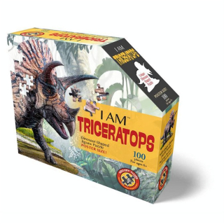 Puzzle Tricératops 100 pièces - MaDD CaPP - Rougier et Plé