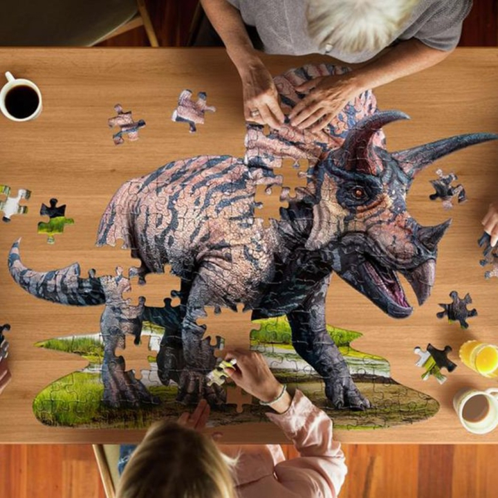 Puzzle Tricératops 100 pièces - MaDD CaPP - Rougier et Plé