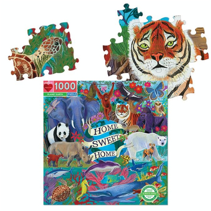 Puzzle Planète Terre 1000 pièces - Eeboo - Rougier et Plé