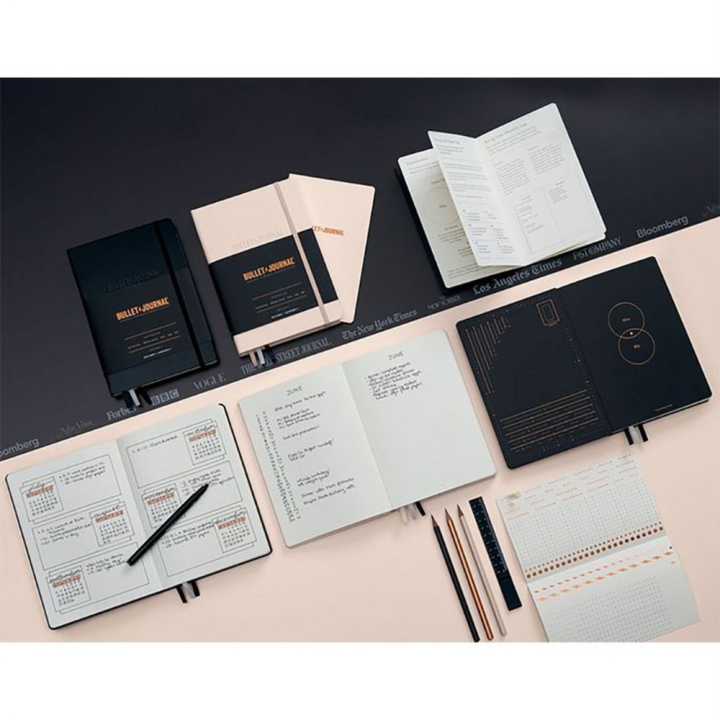 Bullet Journal Edition 2 Medium A5 120g/m² 206 p Noir - Leuchtturm1917 - Rougier et Plé