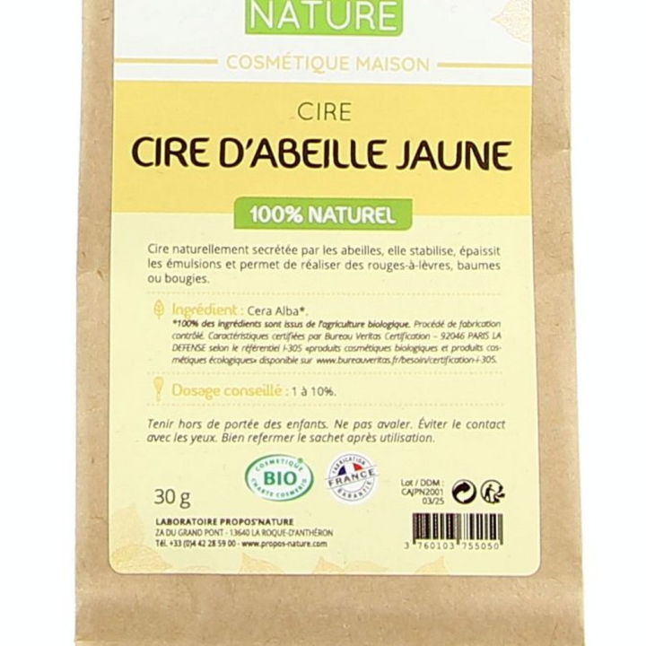 Cire d'abeille Bio 30 g - Joli'Essence - Rougier et Plé