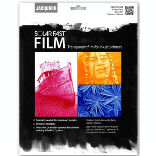 Film transparent Solarfast 21,59 x 27,94 cm 8 pcs - Jacquard - Rougier et Plé