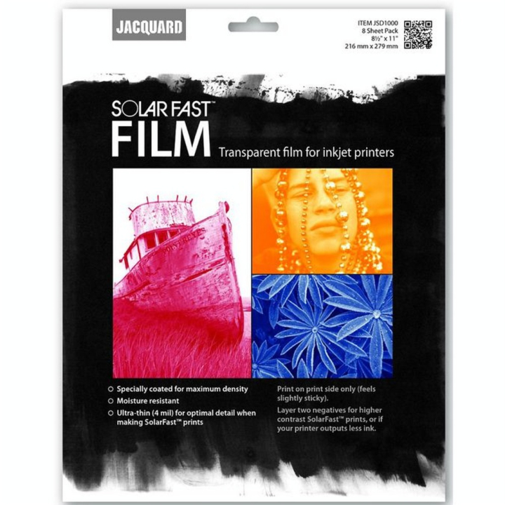 Film transparent Solarfast 21,59 x 27,94 cm 8 pcs - Jacquard - Rougier et Plé