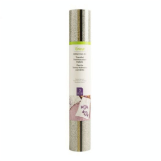 Kit Transfert thermocollant pailleté Couleurs basiques or, noir, argent - Cricut - Rougier et Plé
