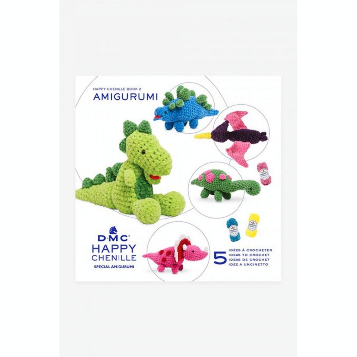 Livre Happy Chenille n°1 Dinosaures - DMC - Rougier et Plé