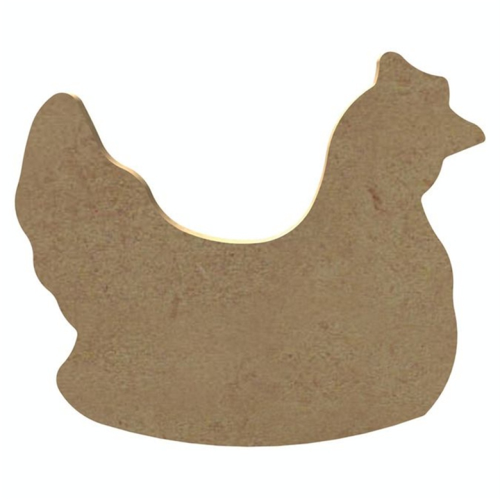 Support en médium Poule 10 cm - Aladine - Rougier et Plé