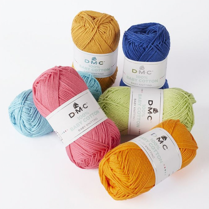 Fil tricot et crochet 100% Baby Cotton - DMC - Rougier et Plé