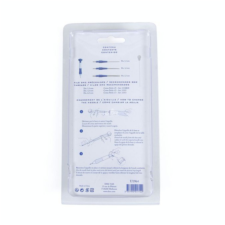Outil Punch Needle Fine - DMC - Rougier et Plé