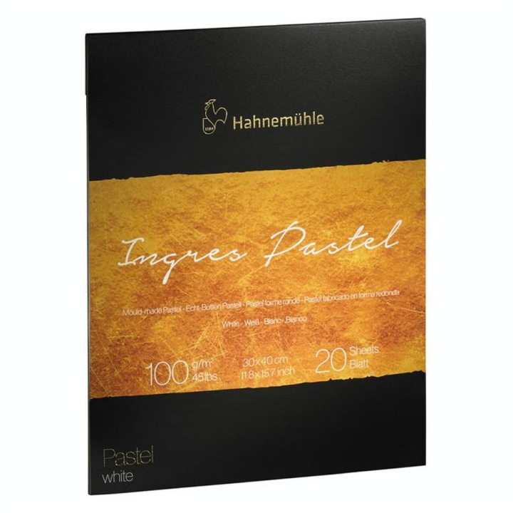 Bloc de papier Ingres Pastel 100 g/m² The Collection Blanc 20F - Hahnemühle - Rougier et Plé