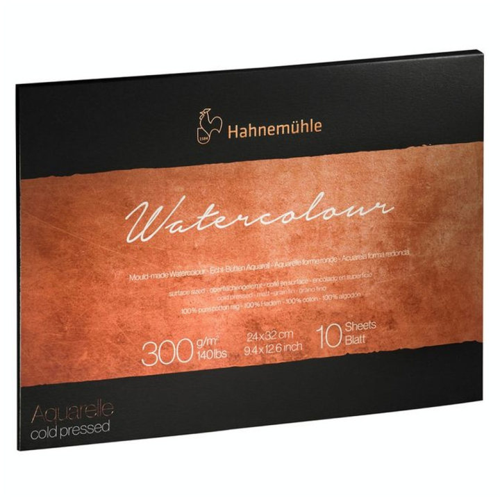 Bloc aquarelle grain fin The Collection Watercolour 300 g/m² 10F - Hahnemühle - Rougier et Plé