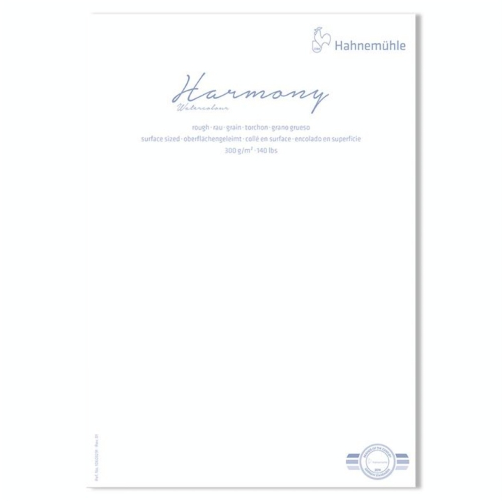 Papier aquarelle grain torchon Harmony 300 g/m² - Hahnemühle - Rougier et Plé
