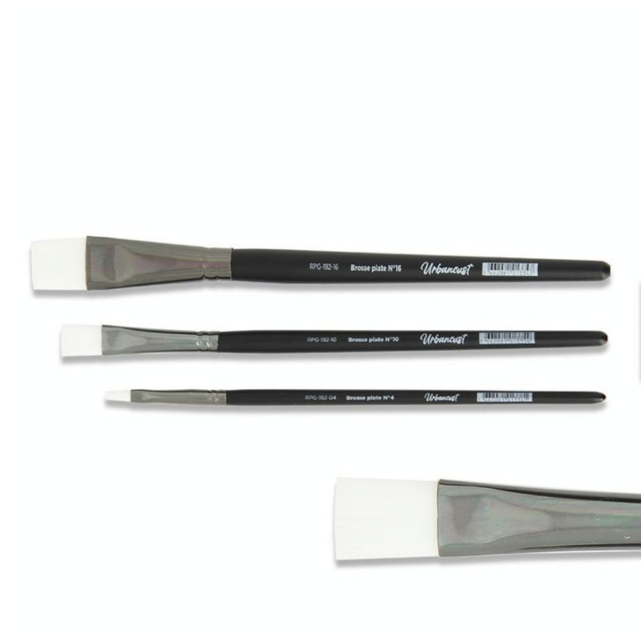Brosse plate fibres synthétiques souples s.192 - Urbancust - Rougier et Plé