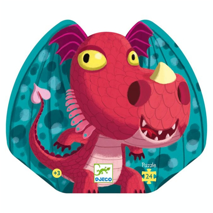 Puzzle Edmond le dragon 24 pièces - Djeco - Rougier et Plé