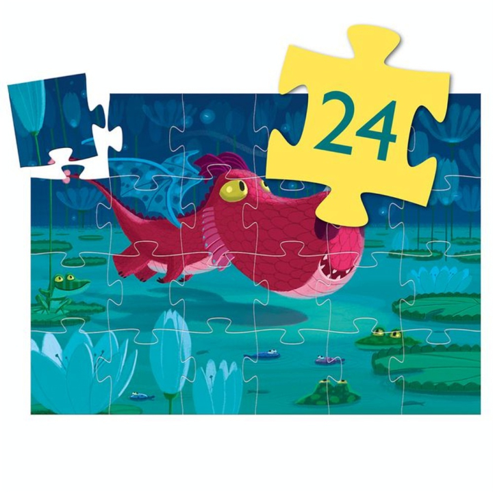 Puzzle Edmond le dragon 24 pièces - Djeco - Rougier et Plé