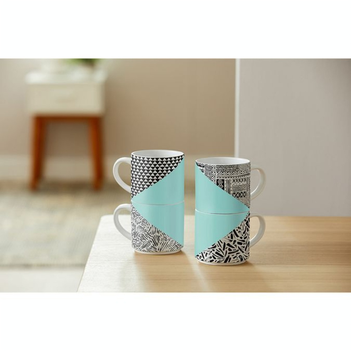 Mug en céramique à personnaliser 300 ml 4 pcs - Cricut - Rougier et Plé