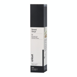 Thermocollant Smart Vinyl Amovible Noir 33 x 640 cm - Cricut - Rougier et Plé