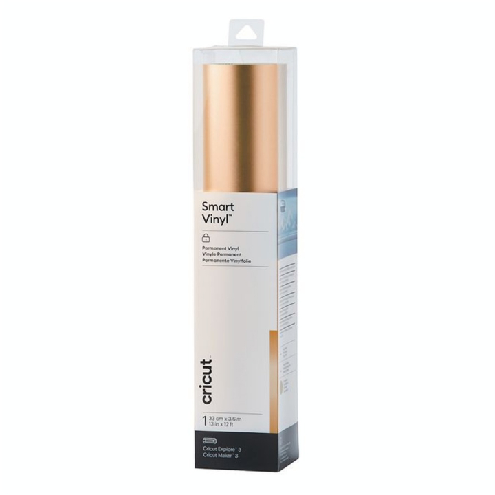 Thermocollant Smart Vinyl Permanent Champagne Mat 33 x 366 cm - Cricut - Rougier et Plé