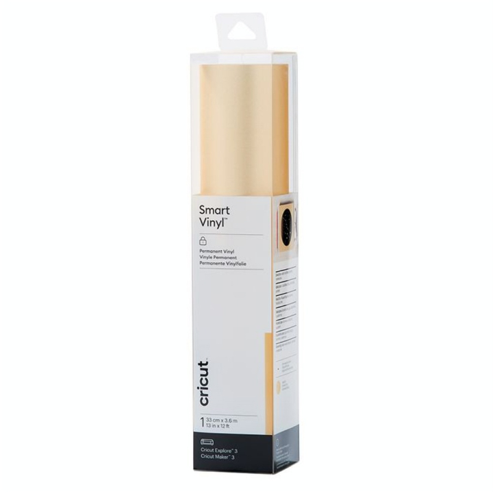 Thermocollant Smart Vinyl Permanent Pailleté Or 33 x 366 cm - Cricut - Rougier et Plé