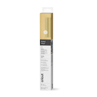 Thermocollant Smart Vinyl Permanent Pailleté Or 33 x 91 cm - Cricut - Rougier et Plé
