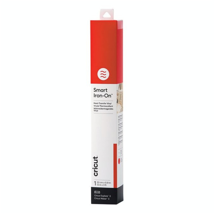 Thermocollant Smart Iron-On 33 x 91 cm Rouge - Cricut - Rougier et Plé