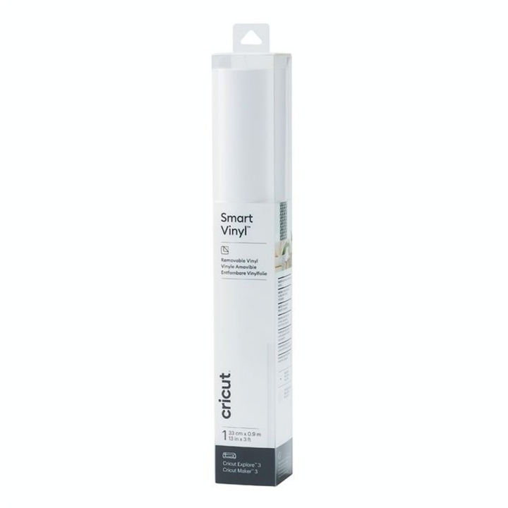 Thermocollant Smart Vinyl Amovible 33 x 91 cm Blanc - Cricut - Rougier et Plé