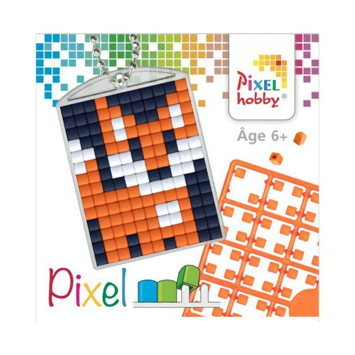 Kit créatif Pixel porte-clé 4 x 3 cm - Renard - Pixel Hobby - Rougier et Plé