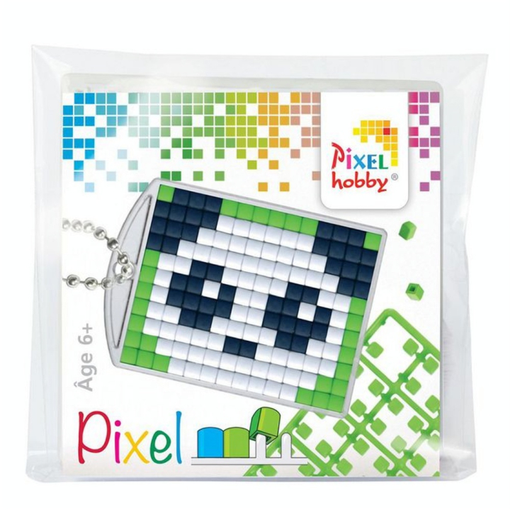 Kit créatif Pixel porte-clé 4 x 3 cm - Panda - Pixel Hobby - Rougier et Plé